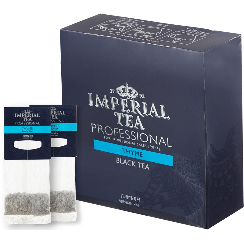 Чай Императорский Грандпак черный чабрец (тимьян) 20 пак x 4гр/уп 73-52 Imperial Tea Collection 891520