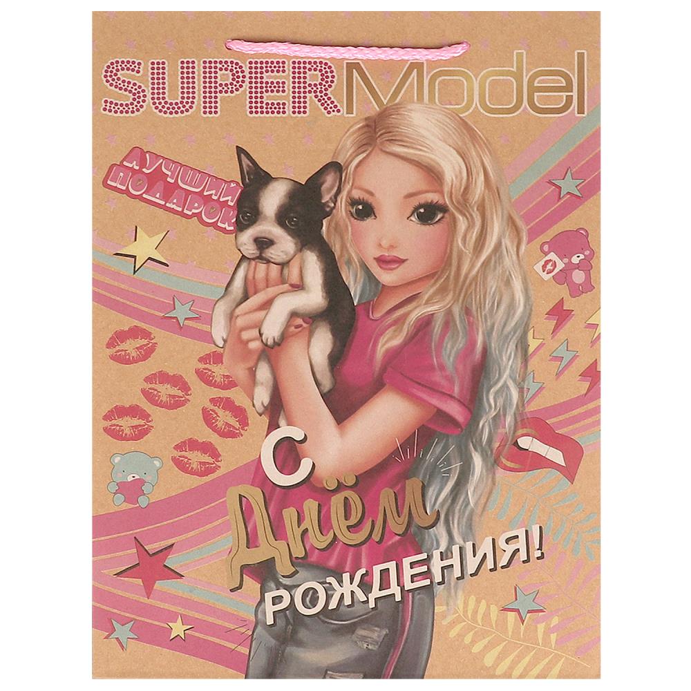 Пакет крафт ML, 22х31х10 см. подарочный Чудо праздник PML-109949-TPK