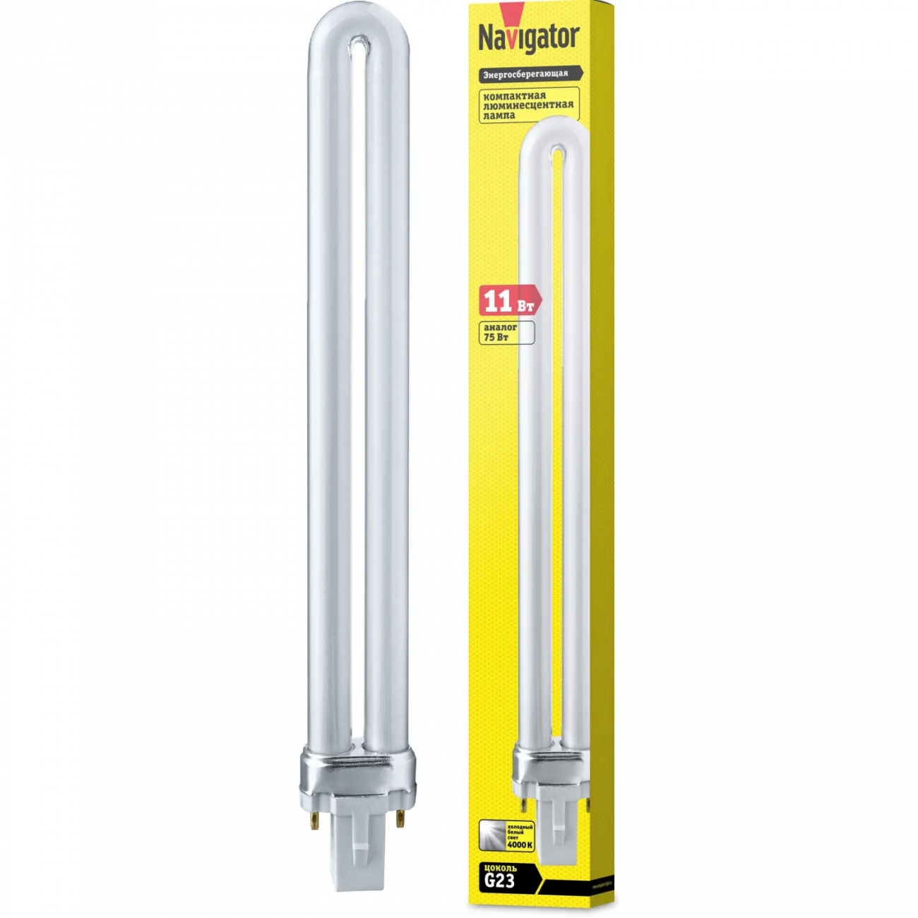 Лампа люминесцентная компактная 94 073 NCL-PS-11-840-G23 Navigator 94073 2231431