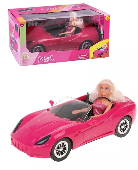 Набор игровой «Автоледи», 1 кукла, 2 предмета в комплекте DEFA LUCY 8228 pink