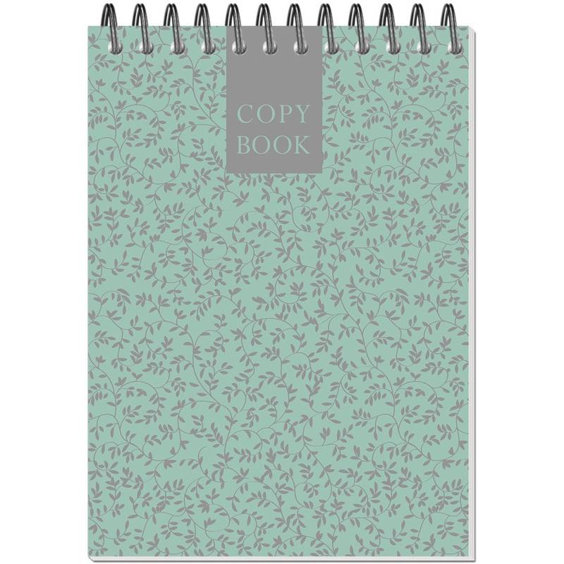 Блокнот Attache Fleur Мята A6 60 л. рзнцв. в точку спираль (101x145 мм) 1223696