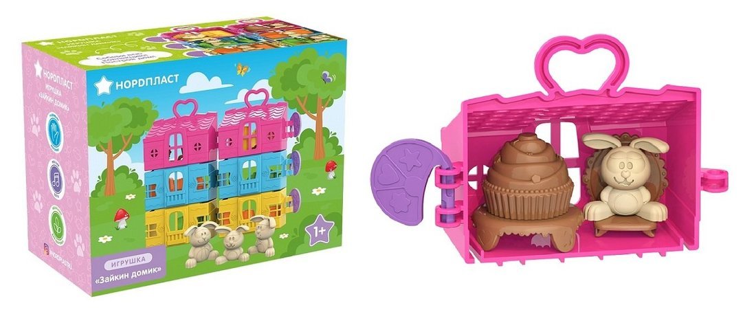 Игровой набор Зайкин Домик. Столовая Нордпласт 337/7