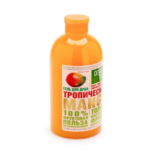 Гель для душа Organic Shop HOME MADE тропический mango, 500 мл 4680007212673