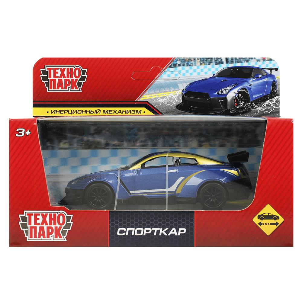 Машина Спорткар, металлическая, 11 см. инерция Технопарк 2207C0170-R