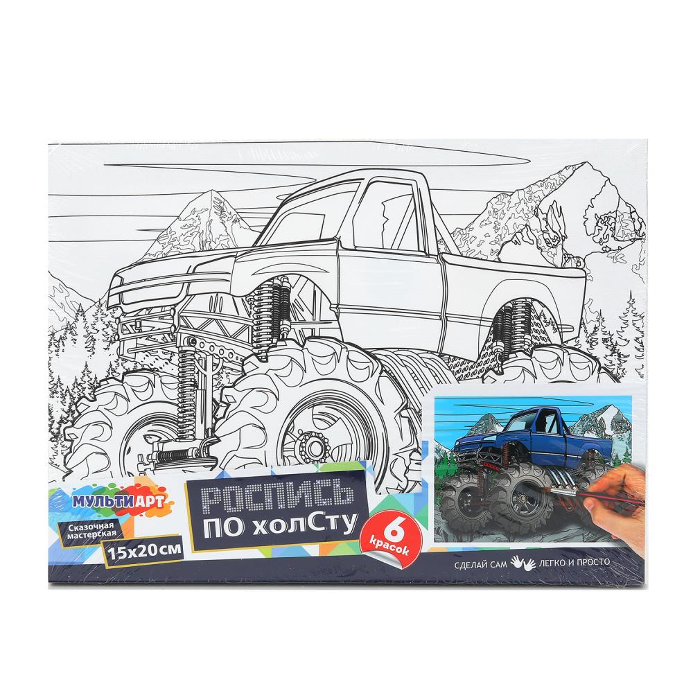 Холст для росписи 15х20 см. "Джип" MultiArt CANV15X20-JEEP (48)