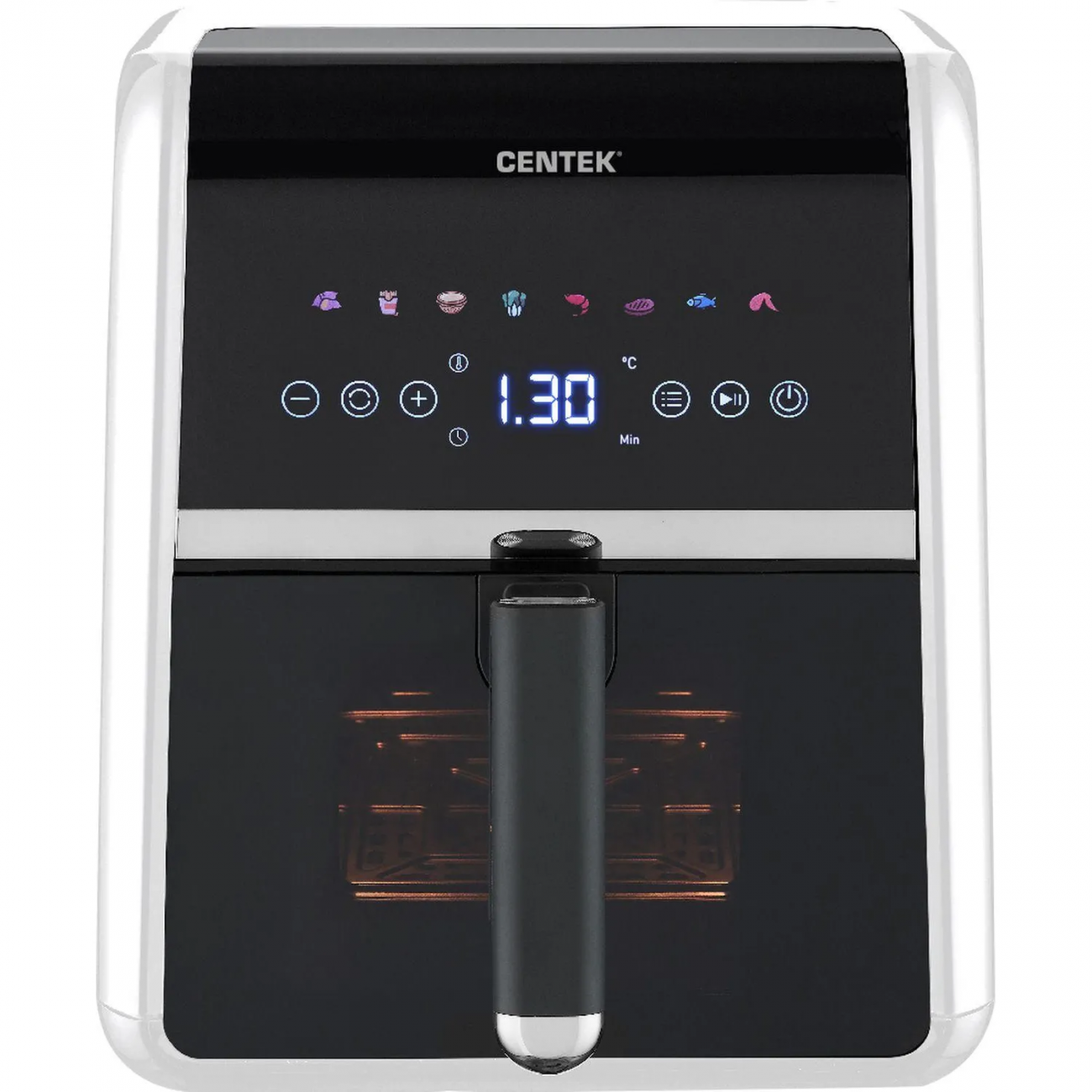 Аэрогриль Centek CT-3188 (светл бежевый) 5л,1500Вт,8 программ,обдув 360 2432542