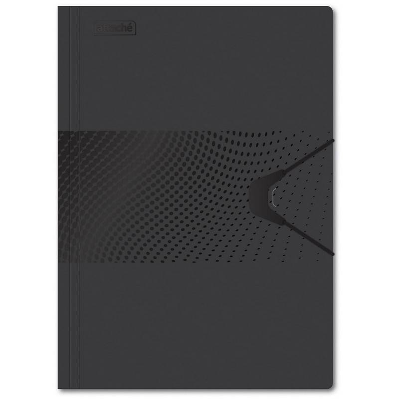 Папка на резинке Attache Digital,черный 1043249