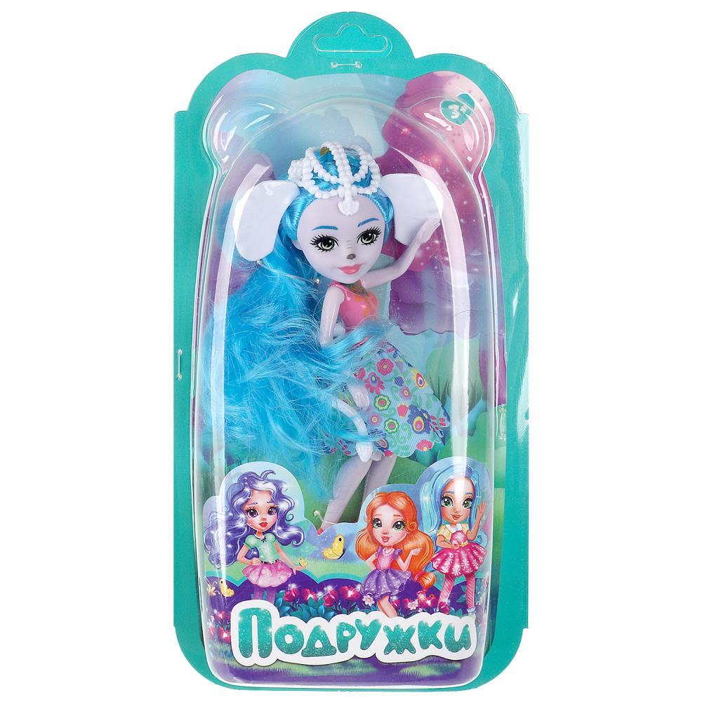 Кукла 15 см. Подружки, ноги сгибаются, слон, Карапуз B2092719-ENC-RU (144)