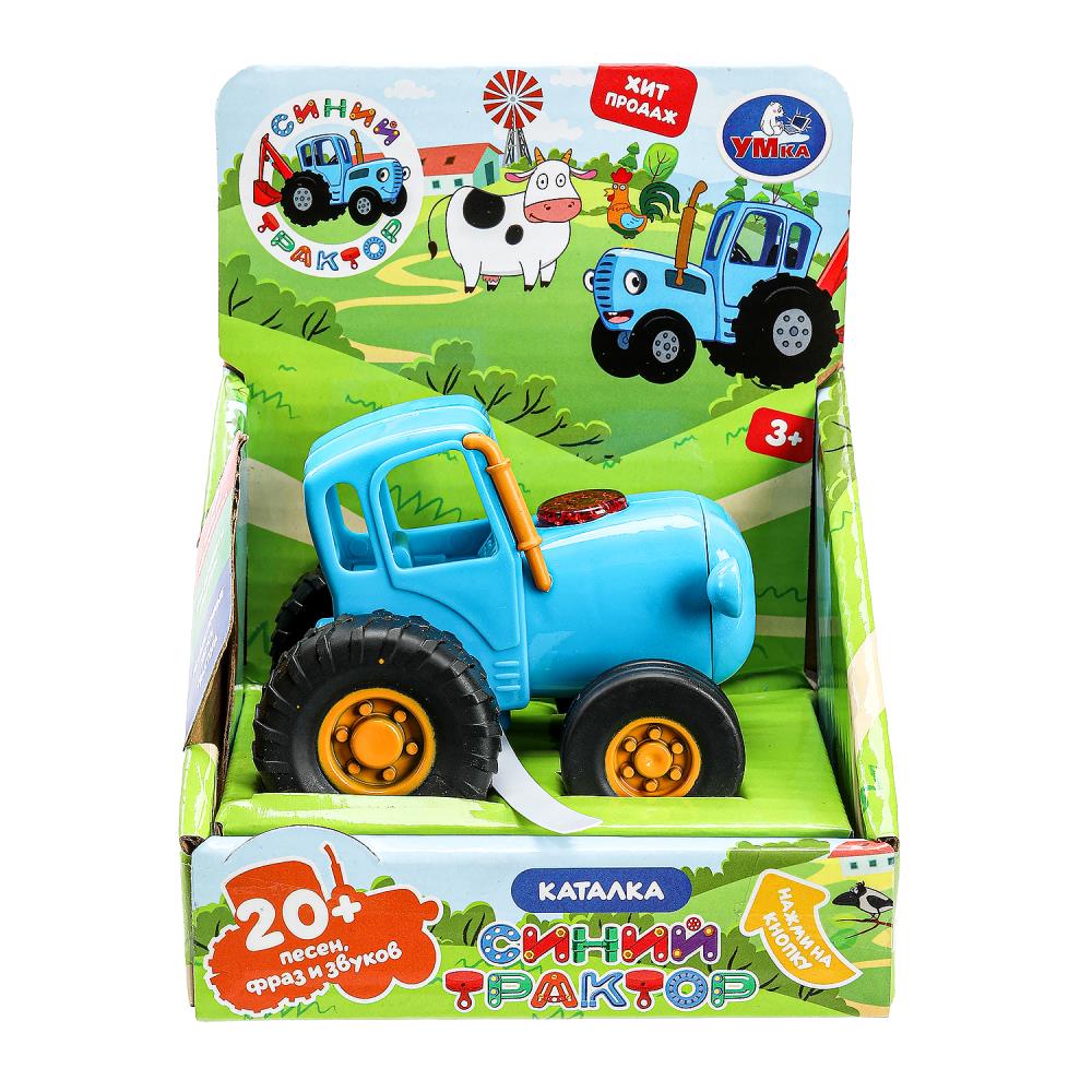 Каталка 8 см 20 песен, фраз и звуков Синий Трактор УМка HT1435-WOD