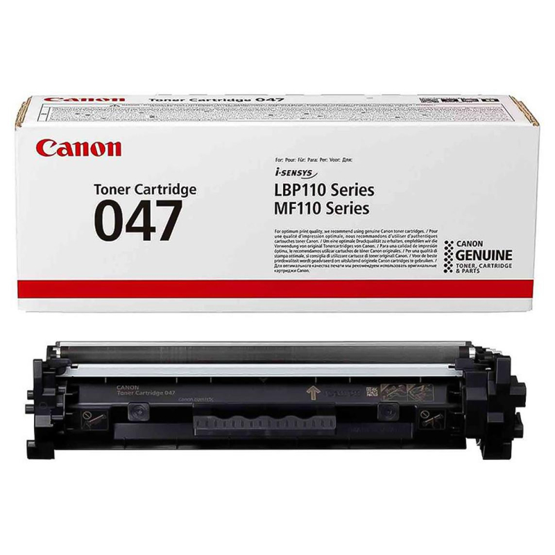 Тонер-картридж Canon 047 BK (2164C002) чер. для MF112/113 973885