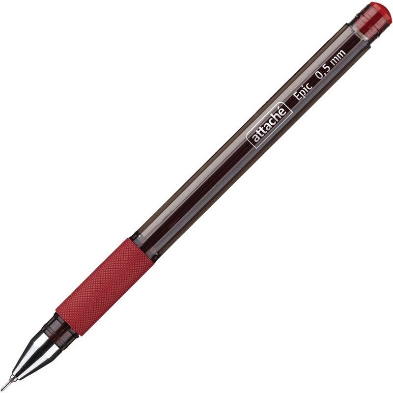 Ручка гелевая Attache Epic красная (толщина линии 0.5 мм) 389742