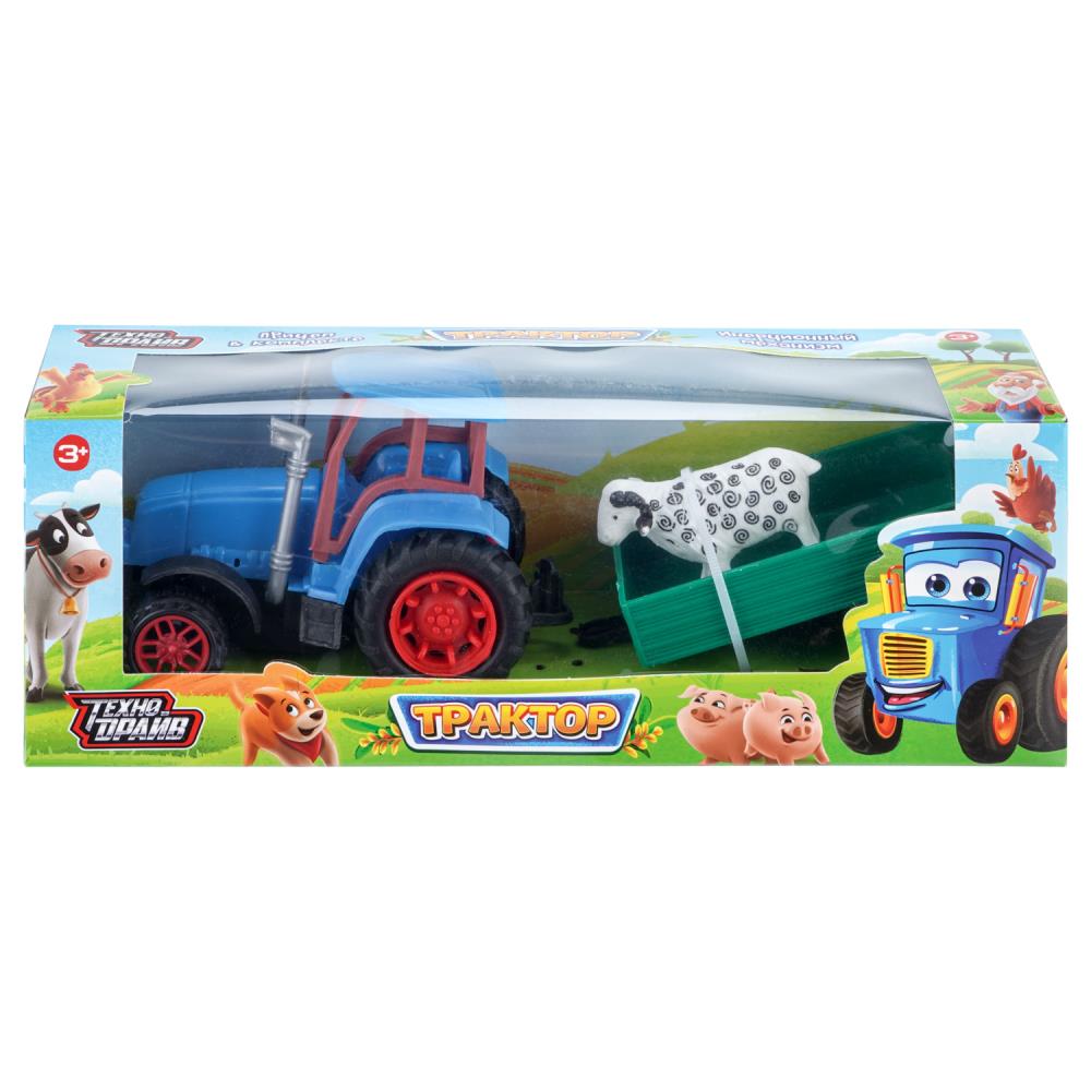 Трактор с прицепом: фигурка ТЕХНОДРАЙВ 2209A0318-R1 (144)