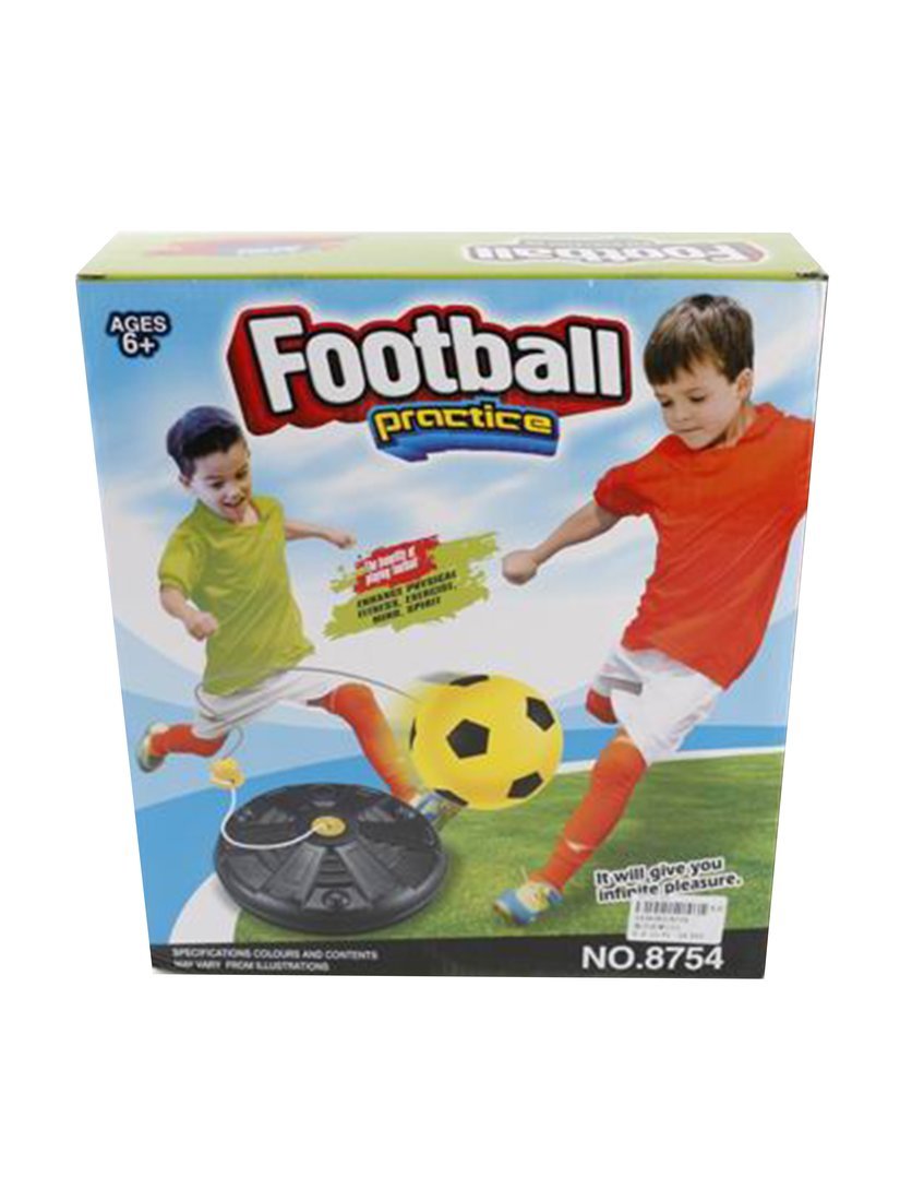 Детская футбольный тренировочный набор Практикуй удар: мяч, резинка и платформа Наша Игрушка 8754