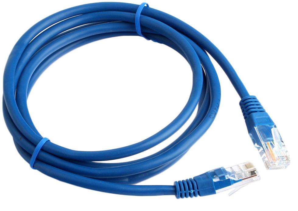 Патч-корд UTP Cablexpert PP10-2M/B кат.5e, 2м, литой (синий) 1114329