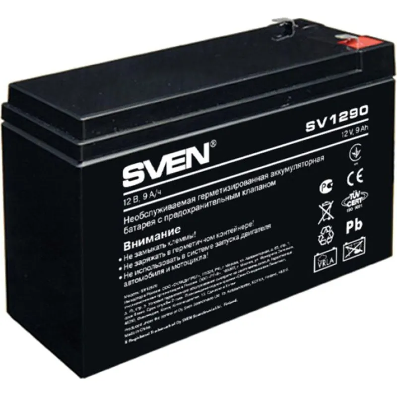 Батарея для ИБП SVEN SV 1290 (12V/9Ah) (SV-0222009) 1868201