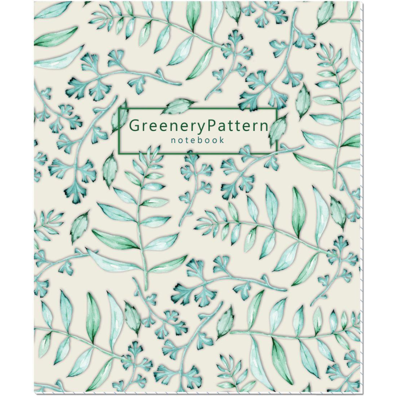 Бизнес-тетрадь Цветы А5 48л, клетка, обл. мел. картон, скрепка,белый Attache Selection 1596458