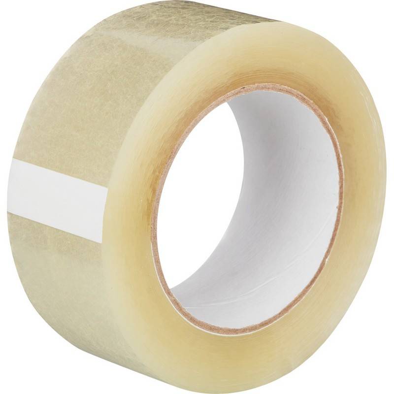 Клейкая лента упаковочная 48мм х 132м, прозрачная, 45мкм, 54шт/уп 830765