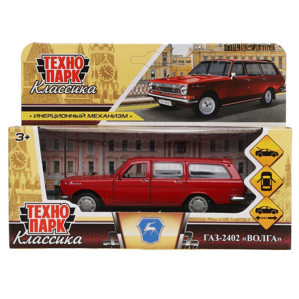 Машина металлическая Газ -2402 волга 12 см. красный Технопарк 2402-12-RD