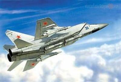 Самолет "МиГ-31" подарочная модель для сборки Звезда 7229П