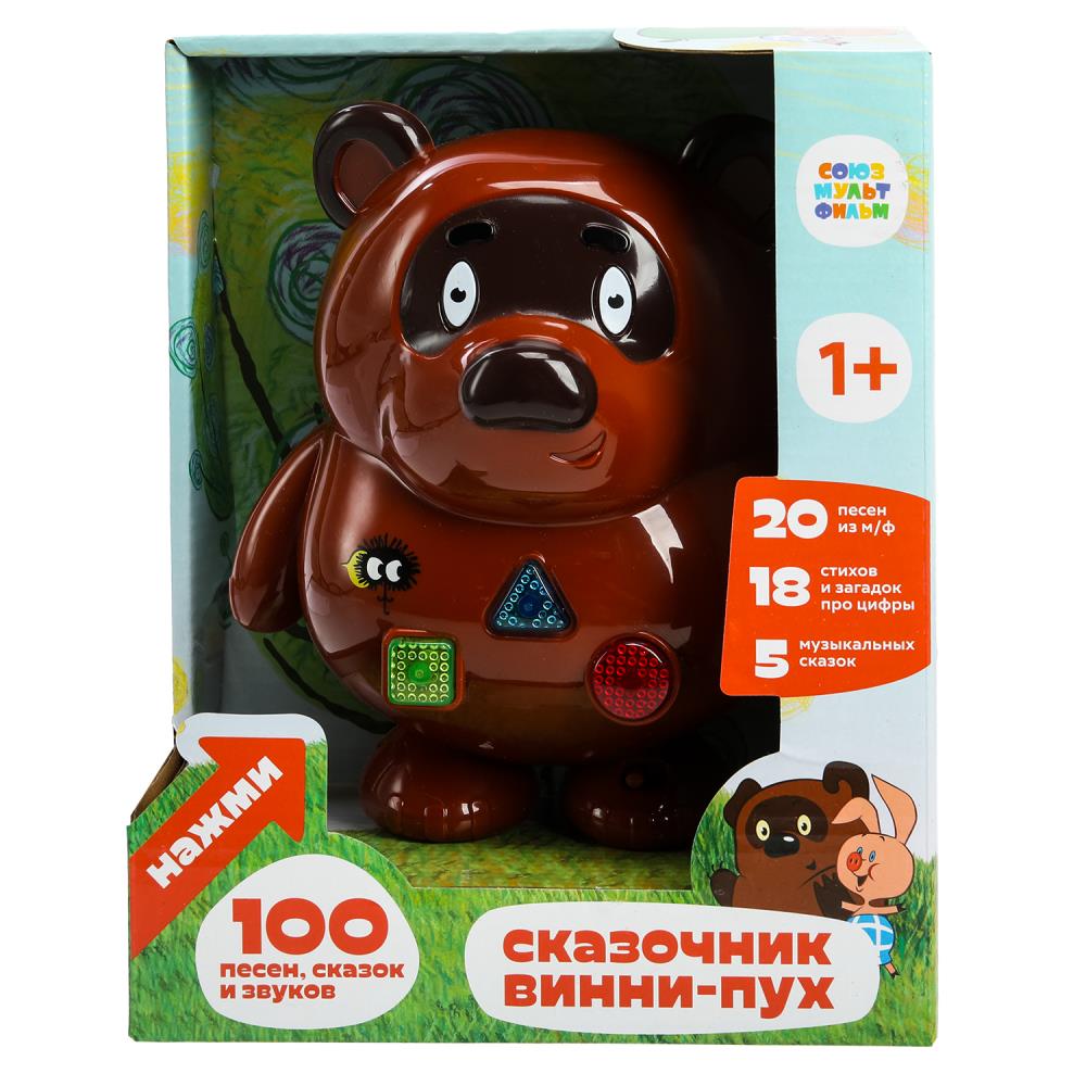 Игрушка Сказочник "Винни Пух Союзмультфильм" 100 песен, сказок, звуков УМка HT1051-R (36)