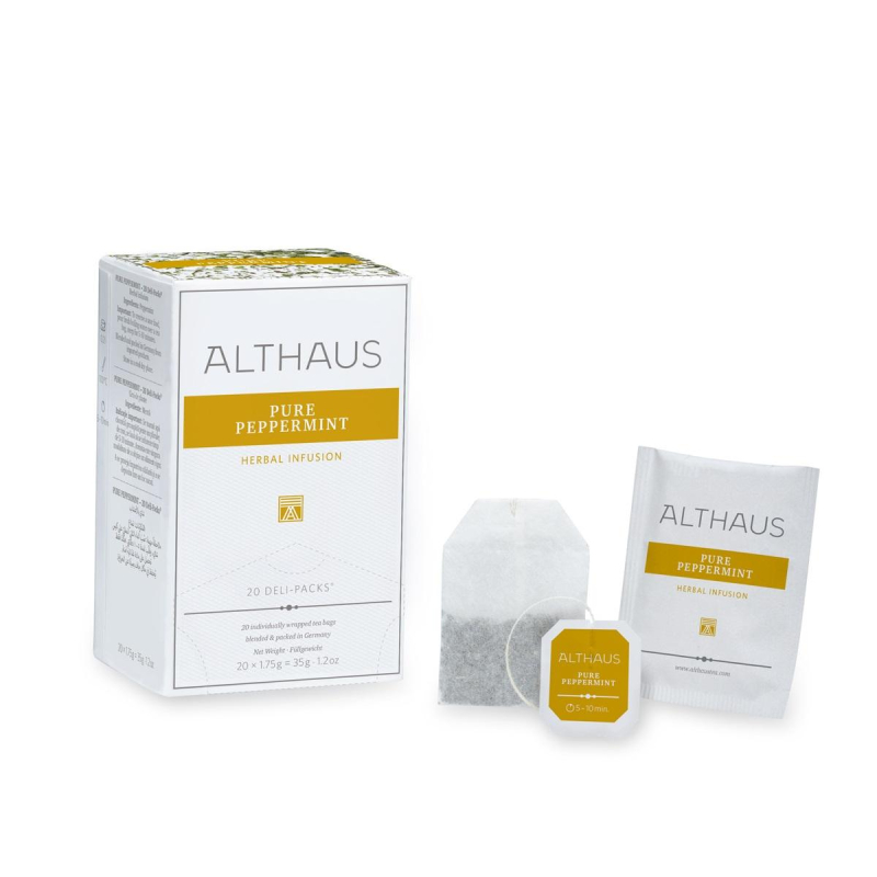 Чай Напиток травяной в пакетиках Althaus Pure Peppermint, 20x1,75гр 1818871 TALTHB-DP0037