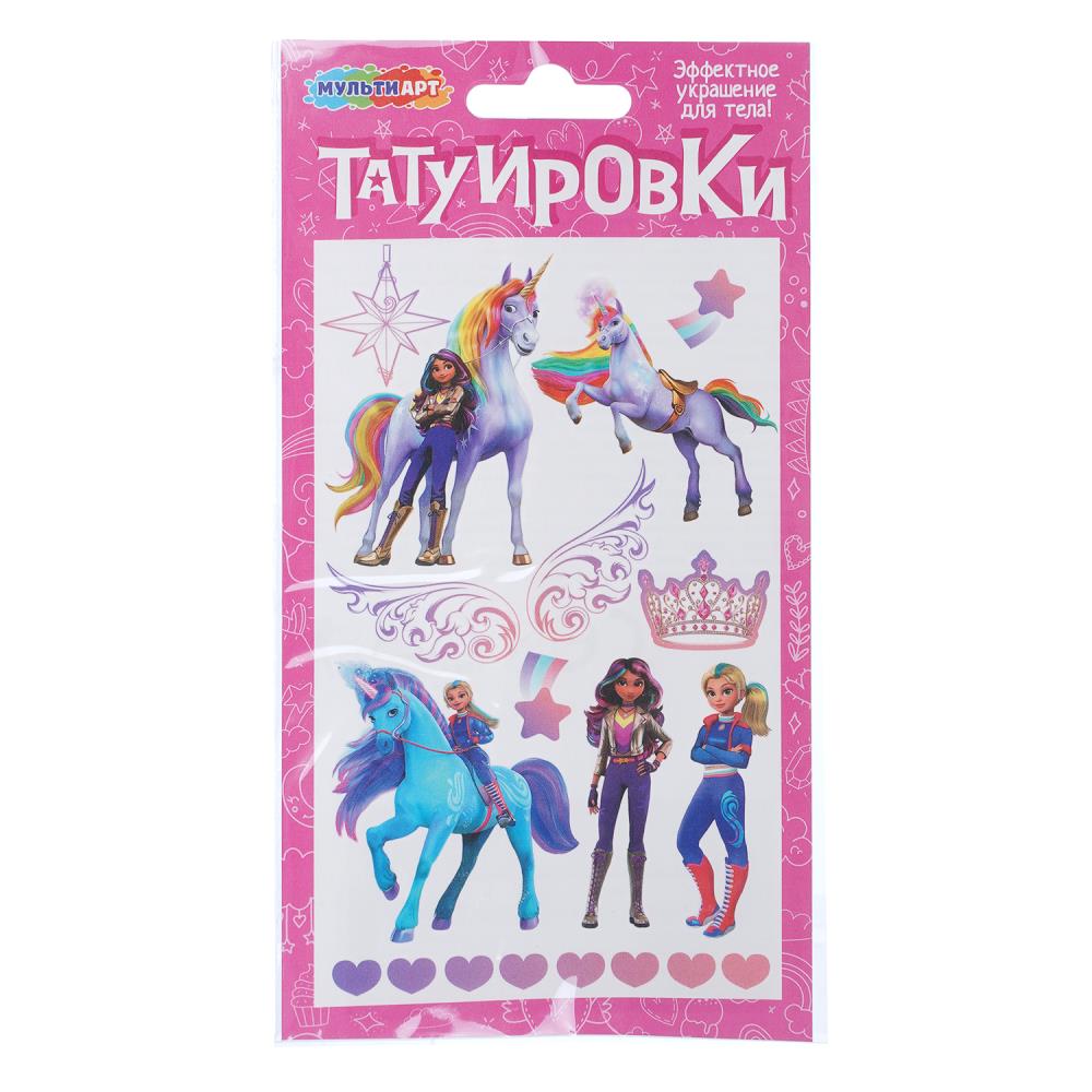 Тату в пакете (1 лист) Академия Едингорогов МультиАрт TATTOO-133532
