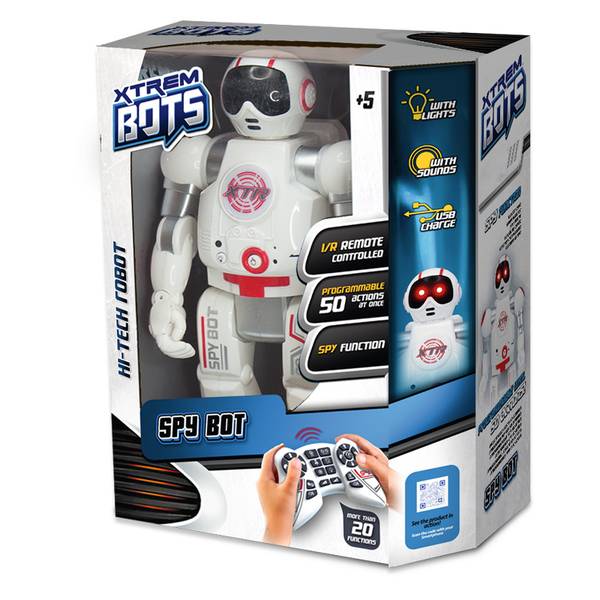 Робот на р/у "Xtrem Bots: Шпион, свет/звук Longshore Limited XT30038