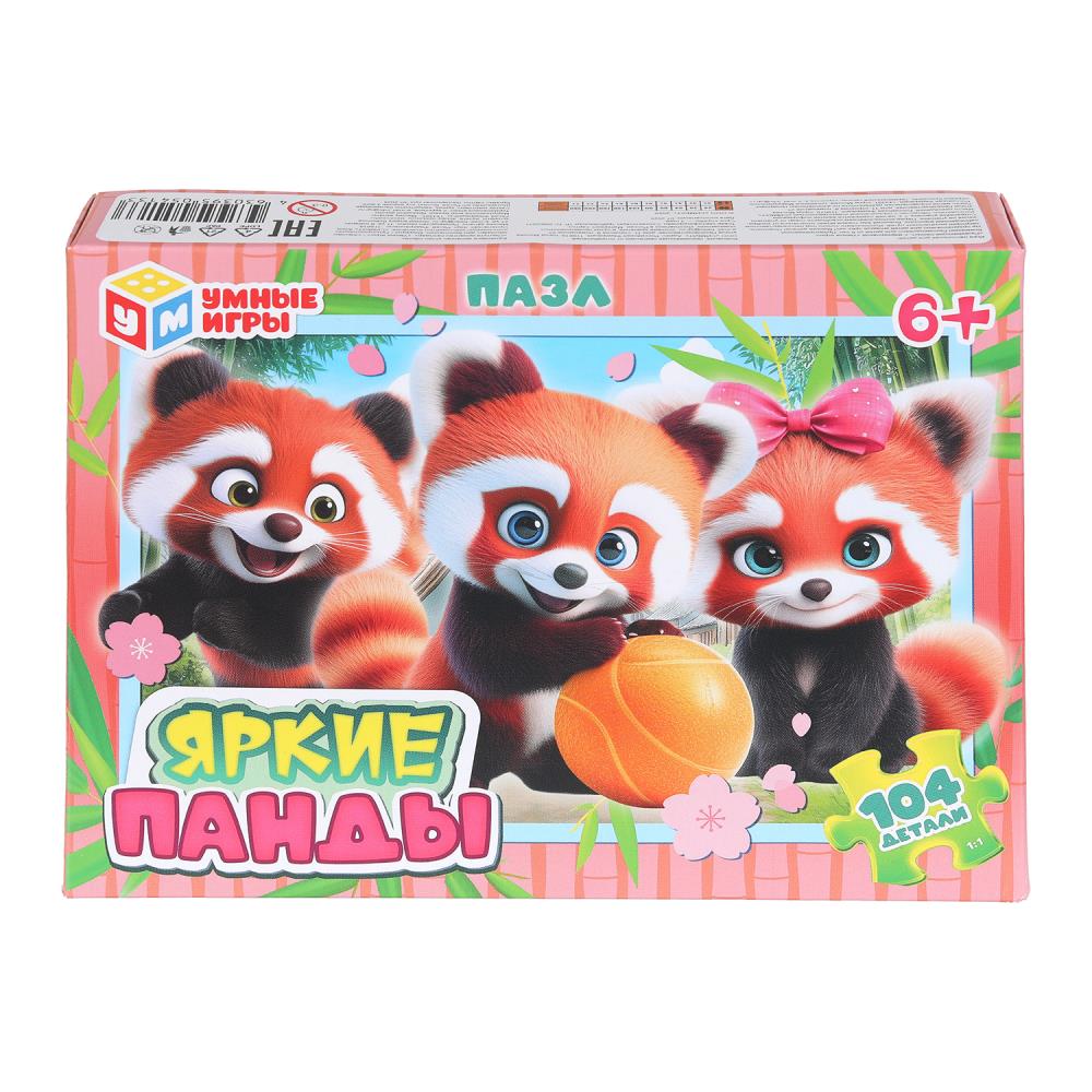 Пазлы Яркие панды, 104 детали Умные игры 4630395054133