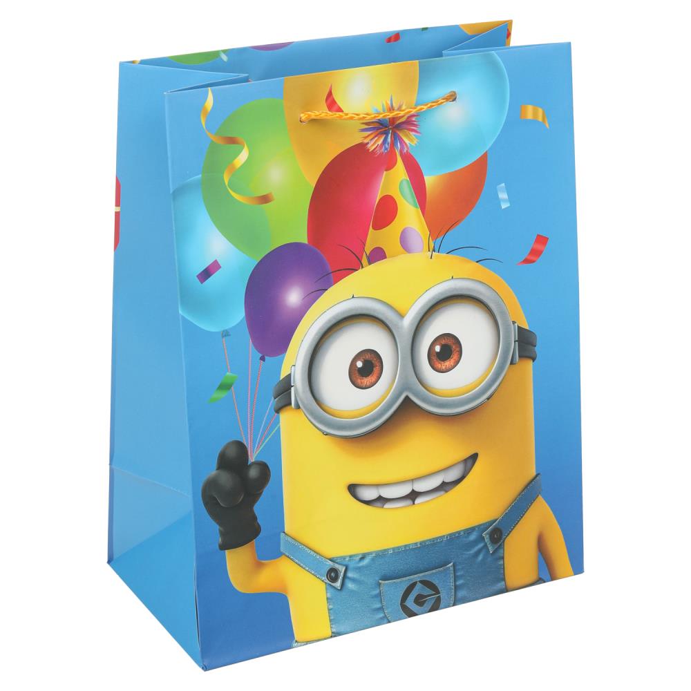 Пакет подарочный матовый М, "Персонаж в очках", 140 гр/м Чудо праздник PM-128840-MIN