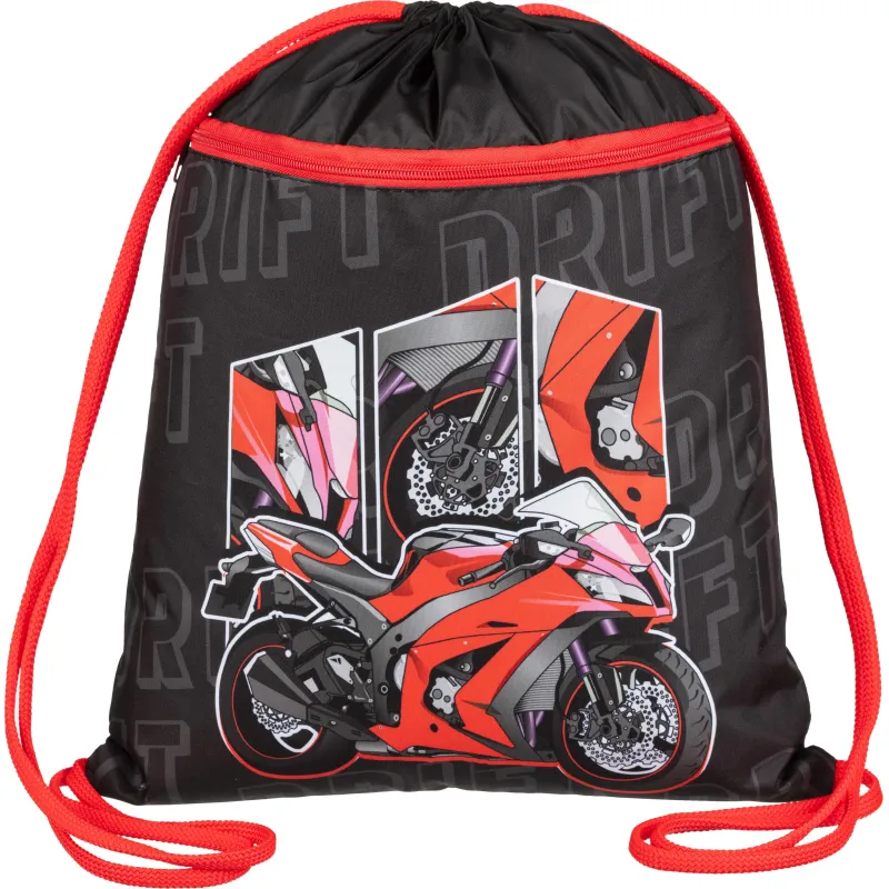 Мешок для обуви Комус Класс Urban Moto, 360х470 мм, карман, МО-26-2 1910128