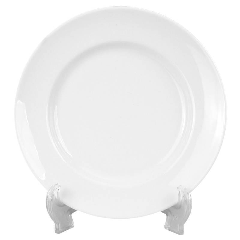 Тарелка десертная Добруш фарфоровая белая 200 мм (4С0165Ф34) 680542