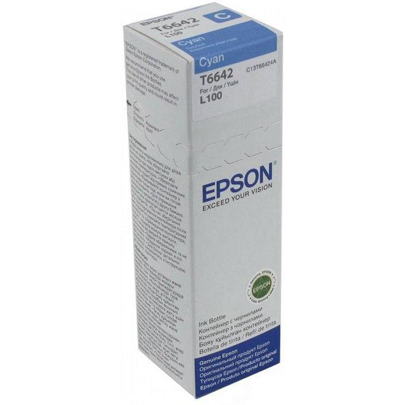 Чернила Epson T6642 C13T66424A гол. для L100 235305