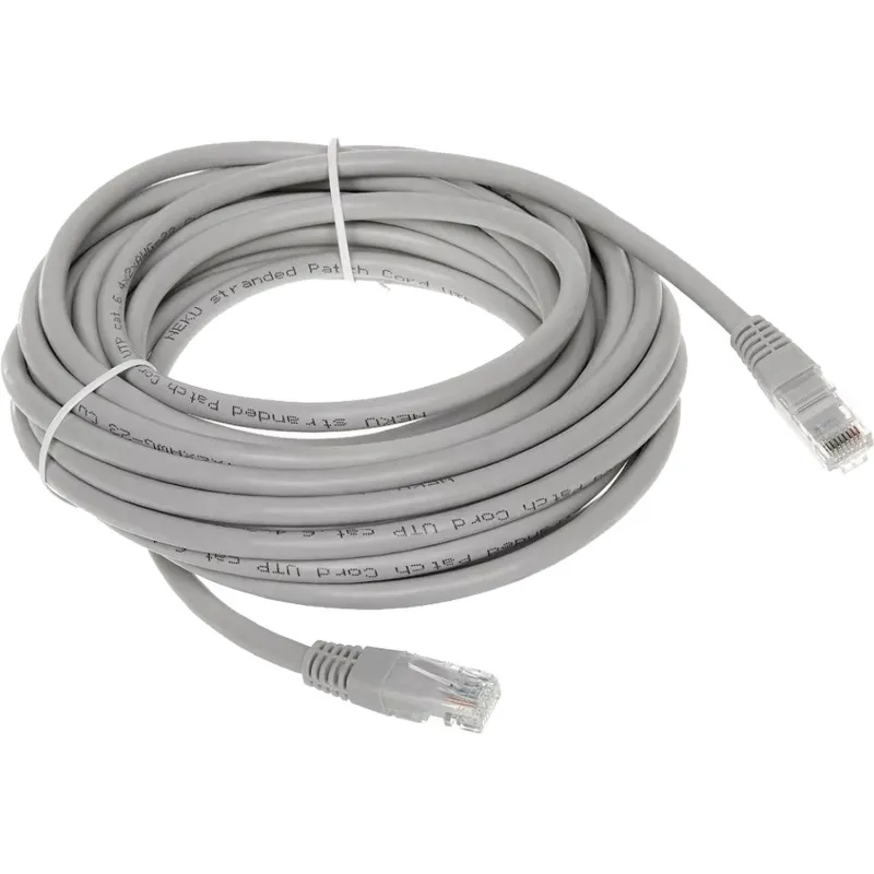 Патч-корд ExeGate UTP-RJ45-RJ45-5e-CU-15M-GY, 5e, 15м, серый <EX282017RUS 1469994