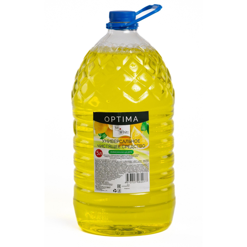 Универсальное чистящее средство Mr.White OPTIMA Лимонная цедра 5л 1594942 жмс