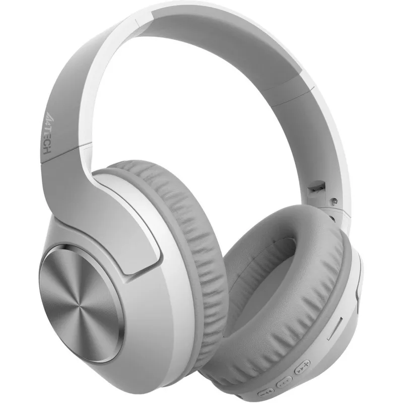 Гарнитура A4Tech 2Drumtek BH300 бел/сер WLS BT BH300 GRAYISH WHITE 1791286