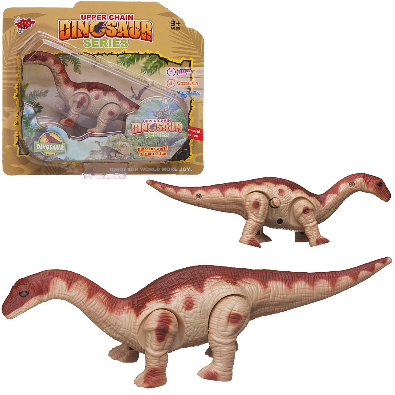 Игрушка заводная Junfa Удивительный мир динозавров Брахиозавр WE-15126