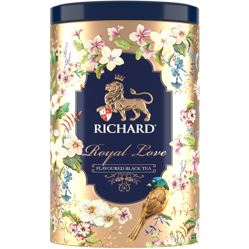 Чай Richard Royal Love черный, крупнолистовой,аромат. 80г 1423059