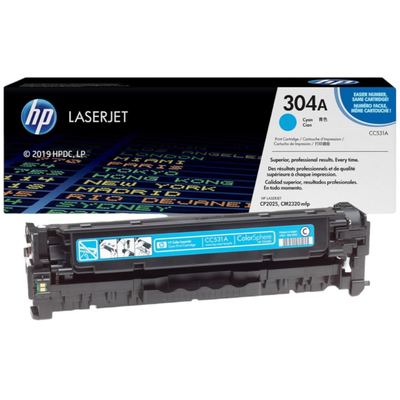 Картридж лазерный HP 304A CC531A гол. для CLJ 2025/2320 131513