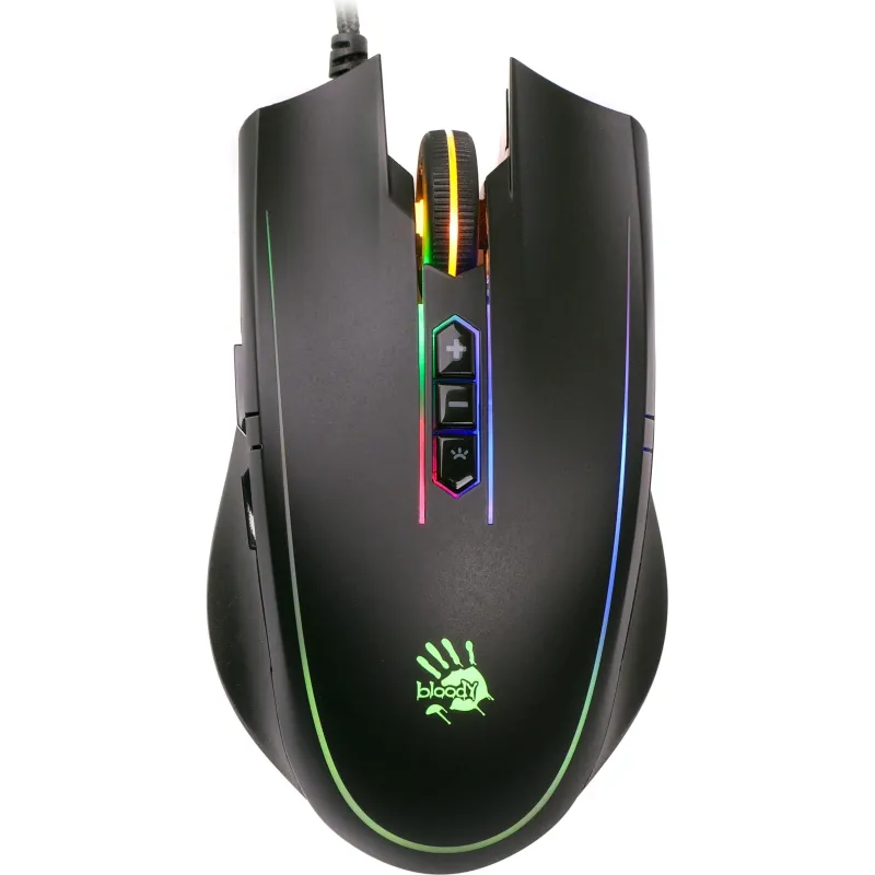 Мышь компьютерная A4Tech Bloody Q81 Curve черн. оптическая 3200dpi USB 7but 2154942