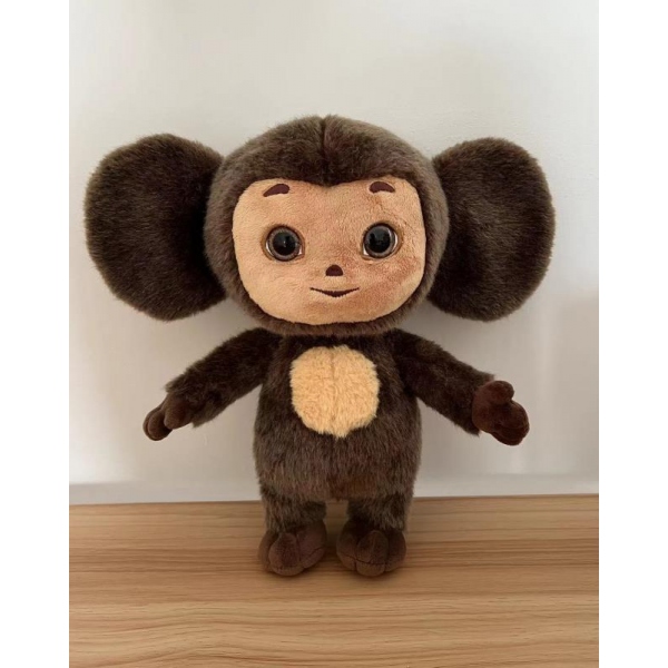 Игрушка мягкая Союзмультфильм "Чебурашка" 30 см. глаза глиттер Мульти-пульти M125220CH-30NS-TY