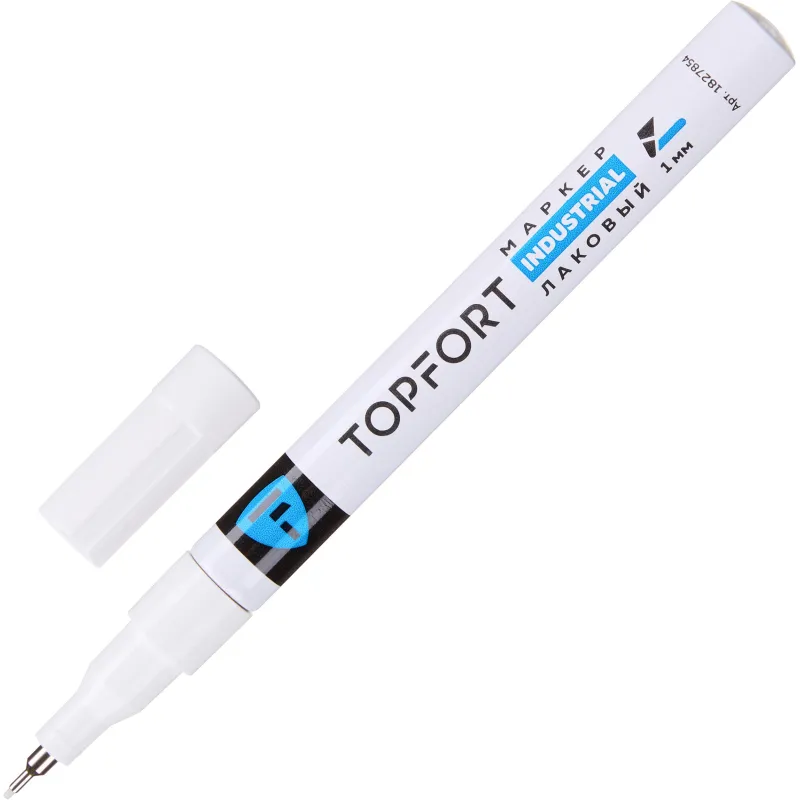 Маркер лаковый TOPFORT Industrial 1 мм белый 1827854 ZP1103