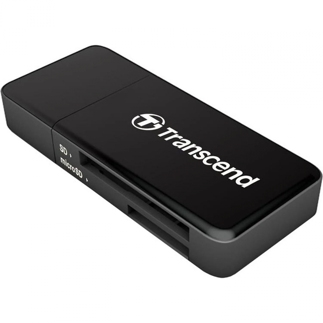 Картридер Transcend TS-RDF5K USB 3.1 RDF5 д/карт пам. SD/microSD, чёрный 2262685