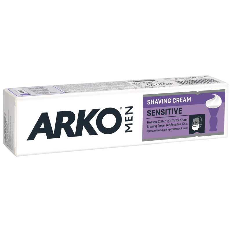 Крем ARKO MEN для бритья Sensitive 65г 563376