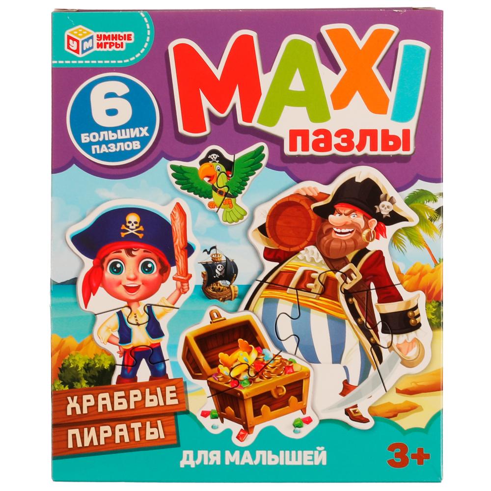 Макси-пазлы Храбрые пираты. 15х18х4 см Умные игры 4680107974563