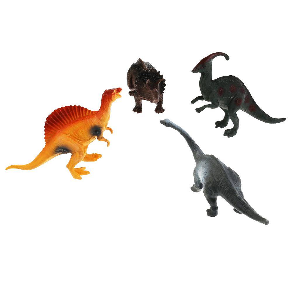 Игрушка пластизоль динозавры, 4 шт. Играем Вместе B1084625-R