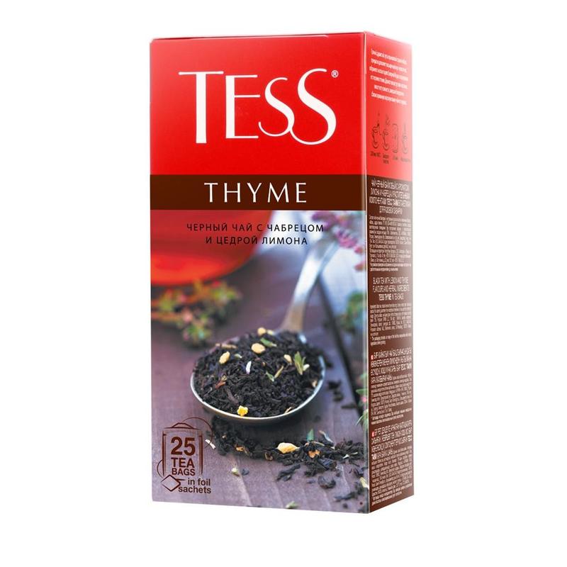 Чай TESS Тайм черный, 25пак 1131-10 1253277