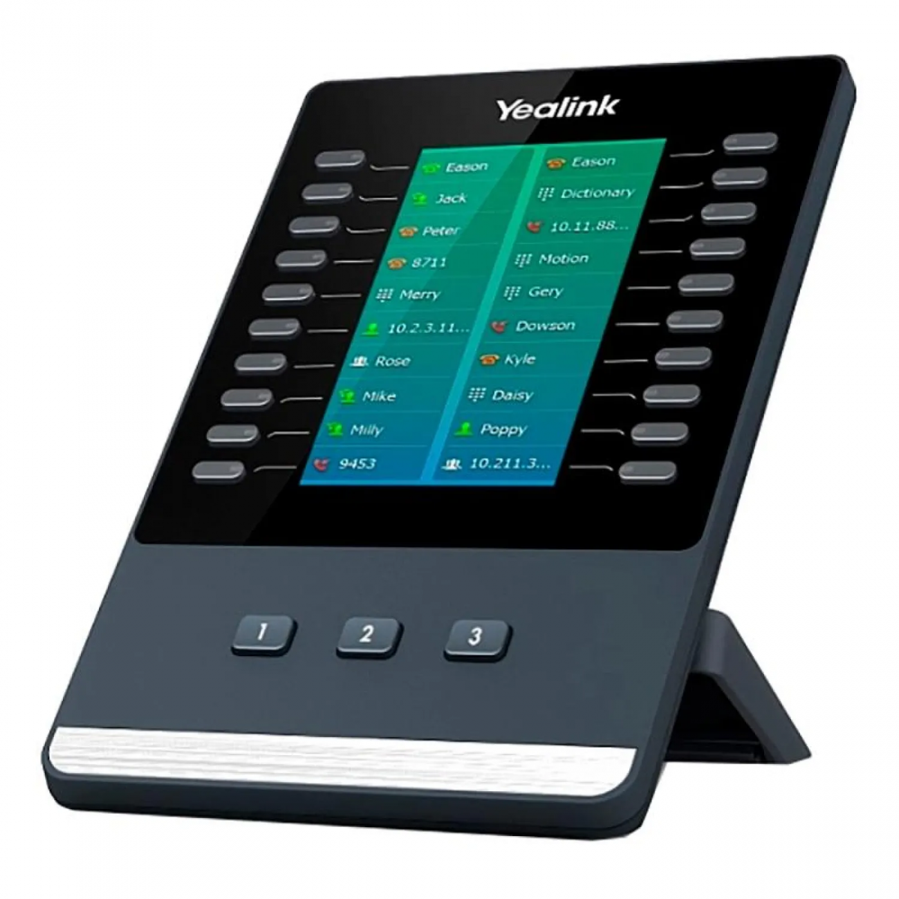 Модуль расширения Yealink EXP50 с цвет. LCD д/SIP-T53/T53W/T54W/T57W/T58A 1371789