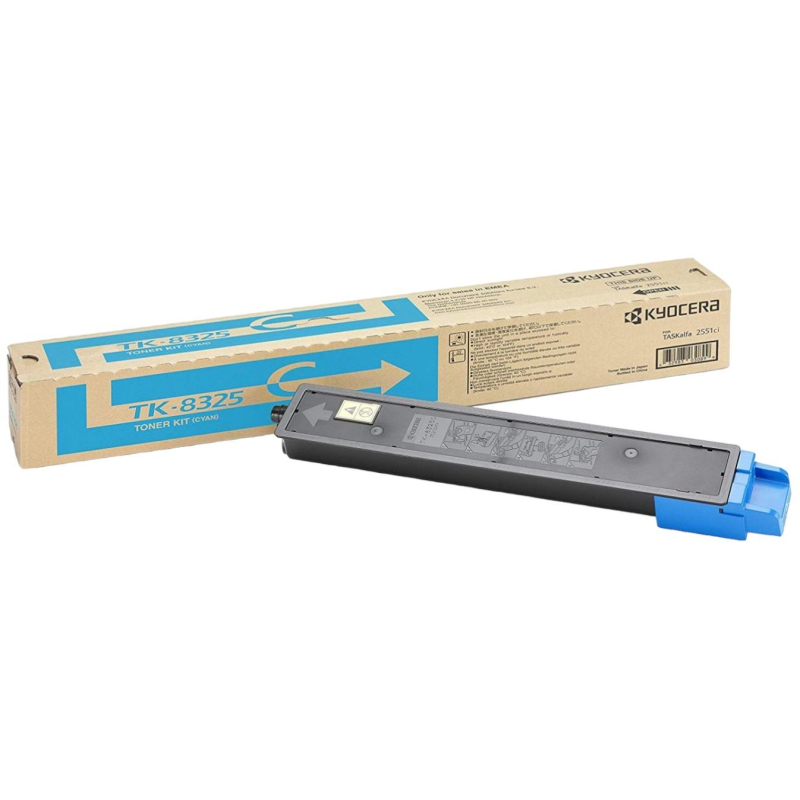 Тонер-картридж Kyocera TK-8325C гол для TASKalfa 2551ci 497454 1T02NPCNL0