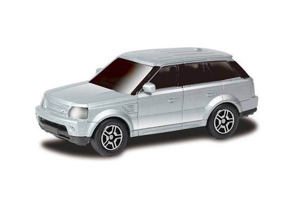 1:64 Машина металлическая RMZ City Range Rover Sport, цвет серебристый Uni-Fortune Toys 344009S-SIL