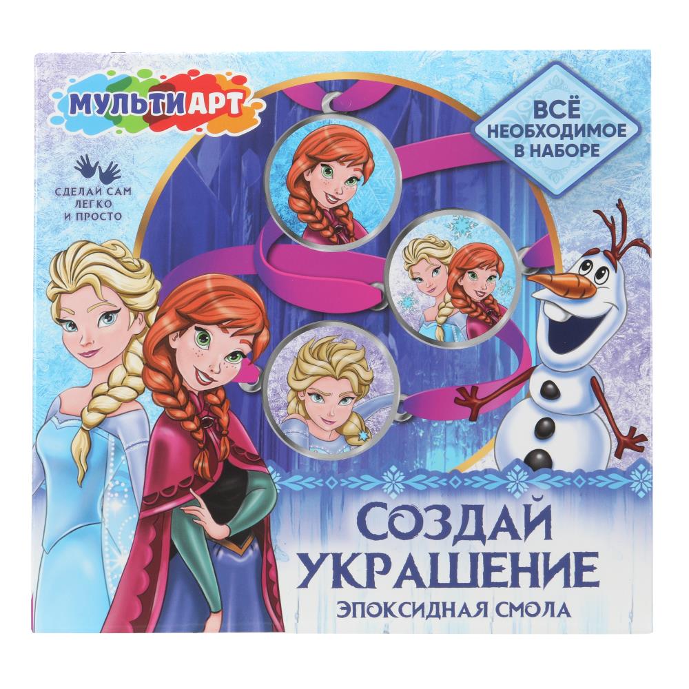 Набор для создания украшений с эпоксидной смолой Снежная принцесса МУЛЬТИ АРТ EPOX-122154